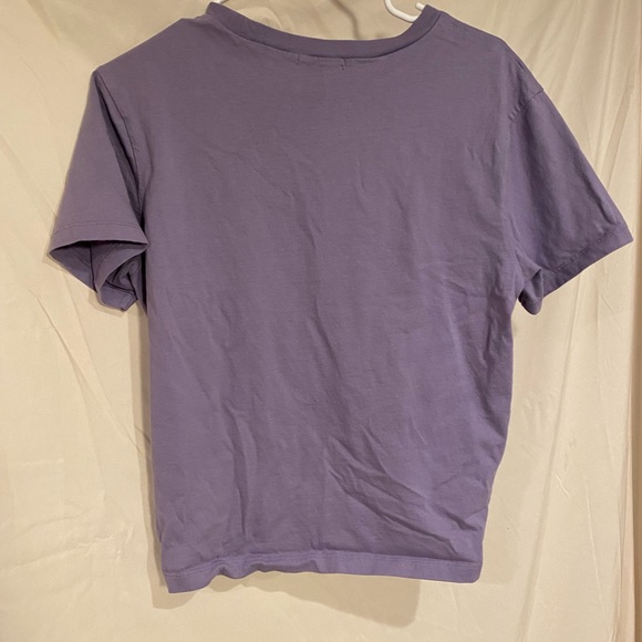 Lilac purple vans cropped tee - Picture 2 of 3